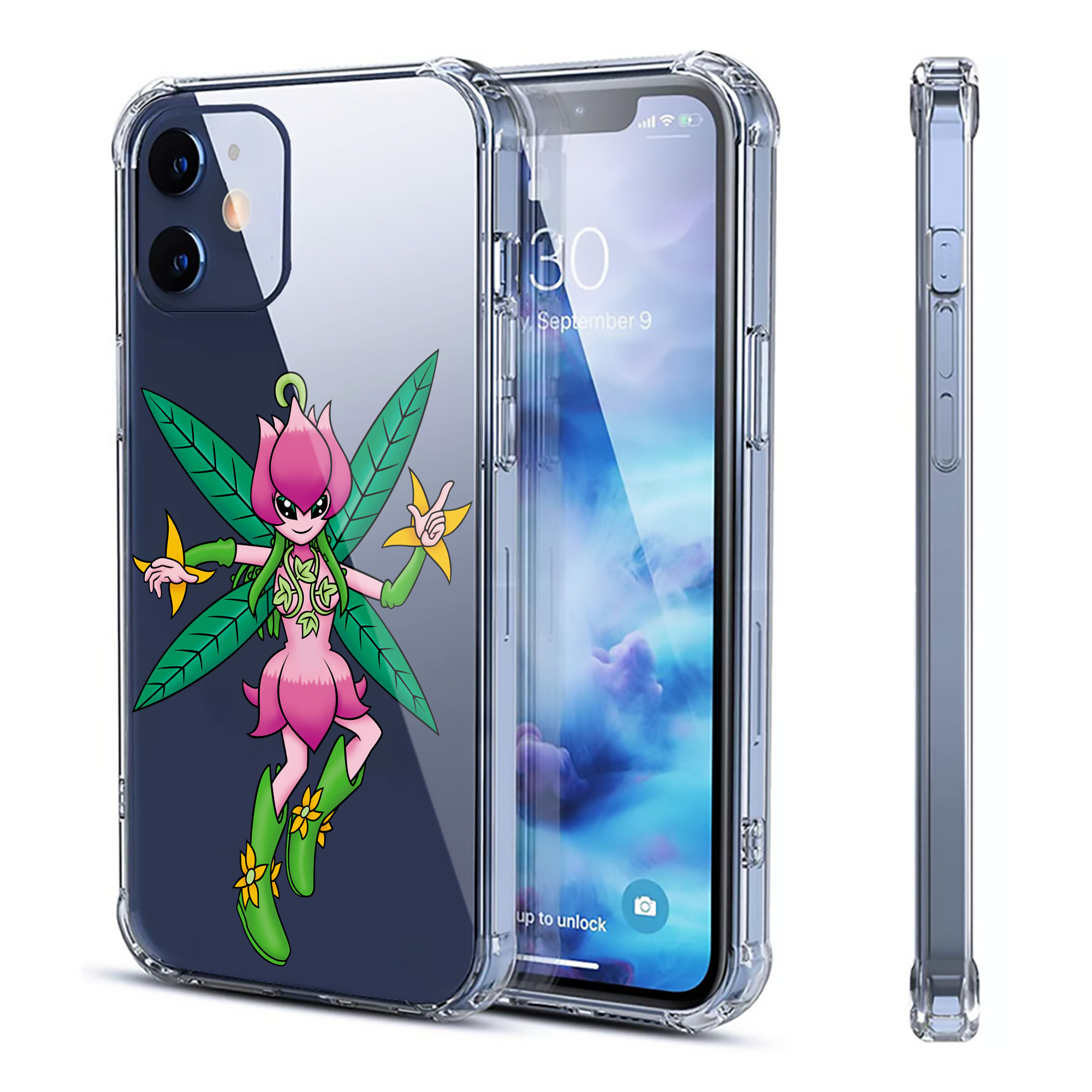 （画像用） Digimon デジタルモンスター/デジモン 【iPhone 12シリーズ対応】透明スマホケース（クリアソフトケース）